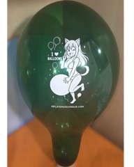 25 Stück 14 Zoll Mira Cat Girl Cattex Kristallballons Ich liebe Ballons