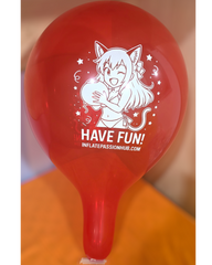 14-18 inch Cattex Crystal balloons have fun girl looner