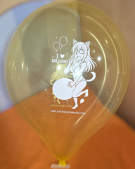 14-18 inch mira cat girl Cattex Crystal balloons i love balloons looner