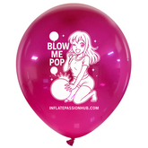14 inch Cattex Crystal balloons blow me pop girl looner