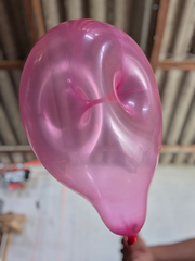1 pcs 18 inch donut sph balloons hand made double dip short neck