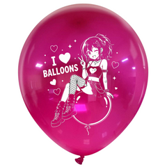 14-18-24 Luna Rebel Girl Cattex Crystal Balloon