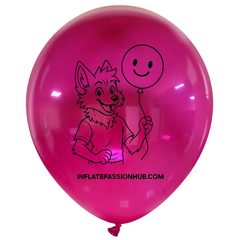 18 inch Cattex Crystal balloons wolf looner