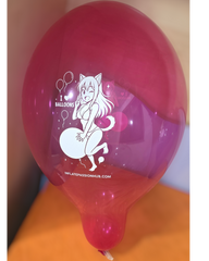 25 Stück 14 Zoll Mira Cat Girl Cattex Kristallballons Ich liebe Ballons