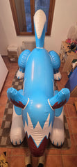 Aufblasbarer Husky 244 cm, Aufsitzmodell, verstärkte Schweißversion