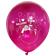 14-18-24 Luna Rebel Girl Cattex Crystal Balloon